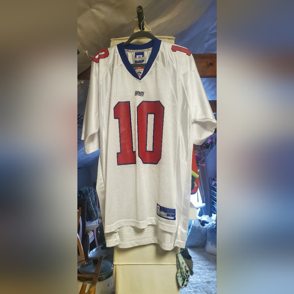 Manning #10 Reebok NFL GIANTS Jersey Size Large